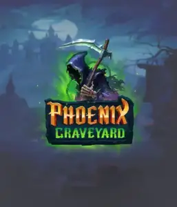 Слот-машина Phoenix Graveyard от ELK Studios, показывающая барабаны с тематикой феникса и загадочными элементами.